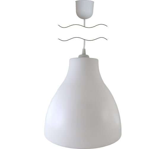 Изображение товара Светильник TDM ELECTRIC НСБ 21-60-002 УХЛ4 Melodi опал, шнур белый SQ0313-0012
