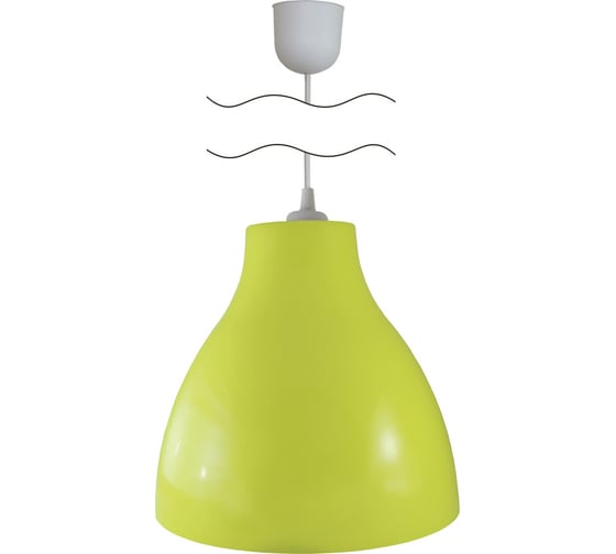 Изображение товара Светильник TDM ELECTRIC НСБ 21-60-022 УХЛ4 Melodi желтый, шнур белый SQ0313-0014