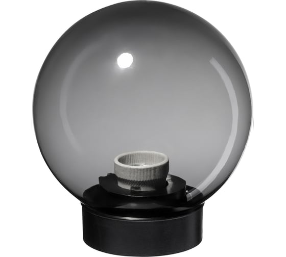 Изображение товара Светильник TDM ELECTRIC НТУ 03- 60-162 шар d=160 мм IP54 дымчатый ПММА, основание плоское ПК, Е27 SQ0330-0630