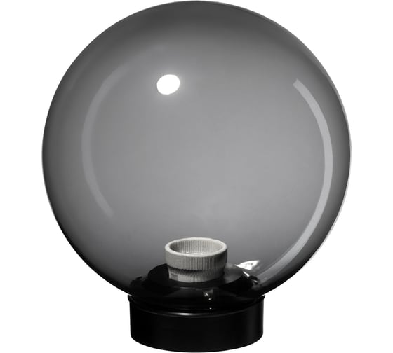 Изображение товара Уличный светильник НТУ 03- 60-202 шар d=200 мм IP54 (дымчатый ПММА, основание плоское ПК, Е27) TDM ELECTRIC SQ0330-0631