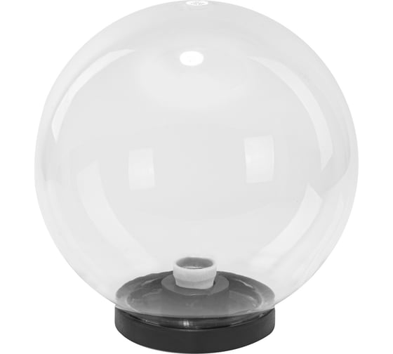 Изображение товара Светильник TDM ELECTRIC НТУ 03-100-301 шар d=300 мм IP54 прозрачный ПММА, основание плоское ПК 145, Е27 SQ0330-0628
