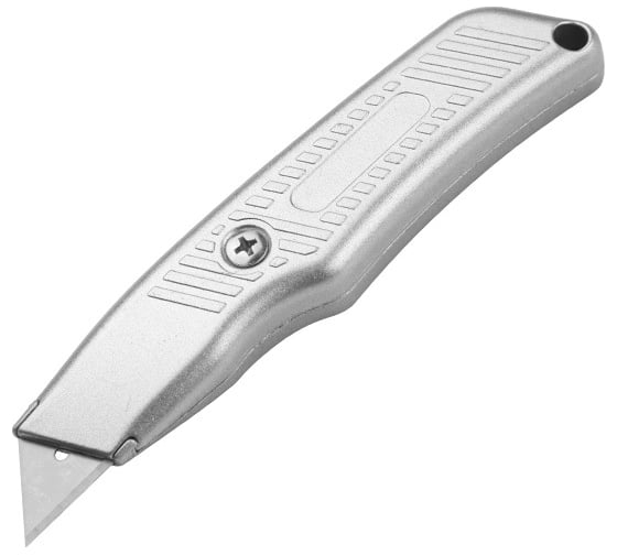 Изображение товара Алюминиевый нож TOLSEN с трапециевидным лезвием 61x19 мм 30108