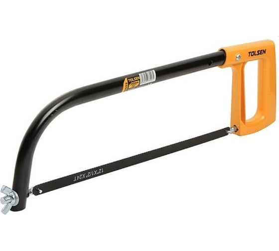 Изображение товара Ножовка по металлу TOLSEN с пластмассовой ручкой 300 мм 30052