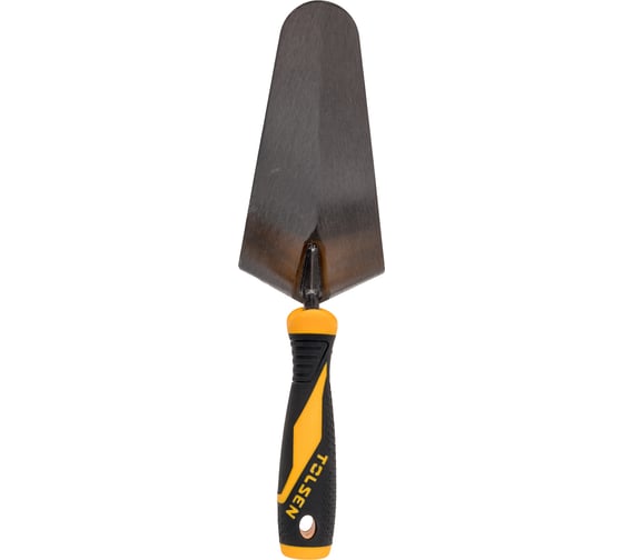 Изображение товара Мастерок TOLSEN из нержавеющей стали, с фибергласовой ручкой, овал 175 мм 41004