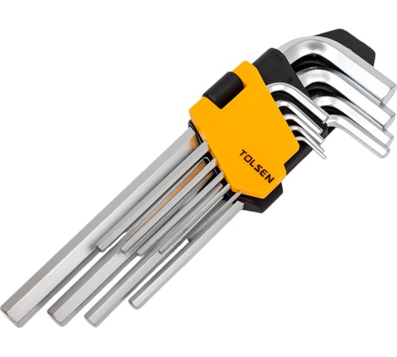 Изображение товара Набор шестигранников TOLSEN 9 предметов, средний 20048