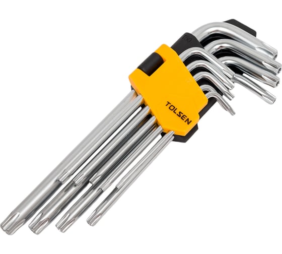 Изображение товара Набор шестигранников TOLSEN 9 предметов TORX средний 20056