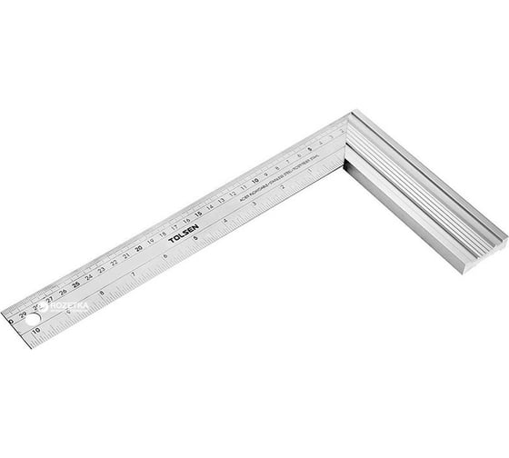 Изображение товара Алюминиевый угольник TOLSEN 300 мм 36 мм 1.0 мм 35039