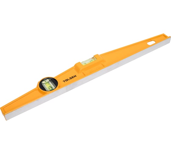Изображение товара Алюминиевый уровень TOLSEN трапециевидный, ударопрочный, 2 глазка 40 см 35060