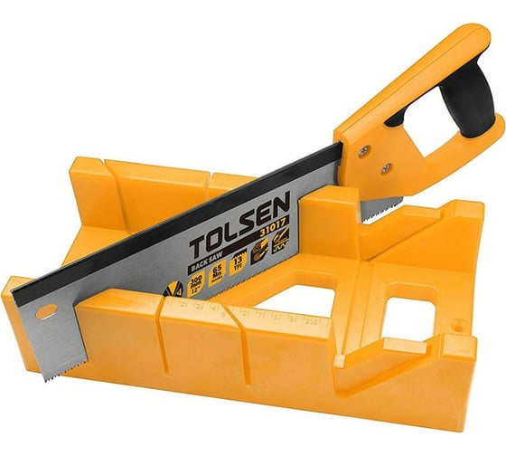 Изображение товара Пластмассовое стусло с пилой TOLSEN 300x140x70 300 мм 31017