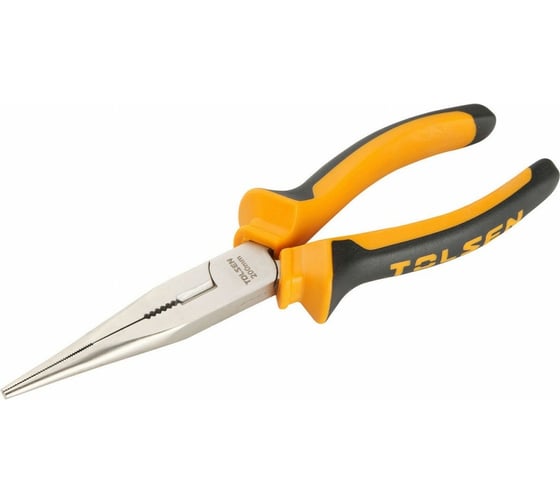 Изображение товара Тонкогубцы TOLSEN прямые, 200 мм, комбинированные рукоятки 10007