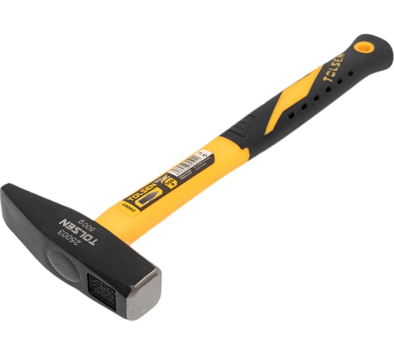 Изображение товара Слесарный молоток TOLSEN фибергласовая рукоятка 500 г 25003