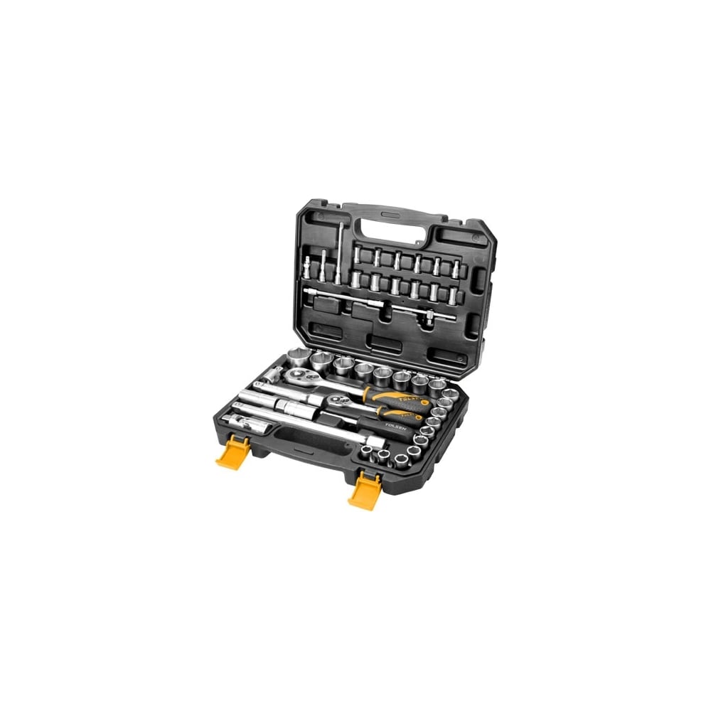 Изображение товара Набор инструментов TOLSEN 1/4"+1/2" 39 предметов 15142
