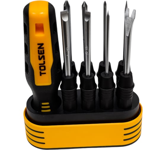 Изображение товара Набор отверток TOLSEN 9 предметов на блистере 20039 20039