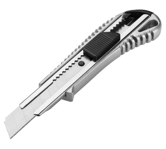 Изображение товара Малярный нож TOLSEN алюминиевый автоблокировка 18 мм 30002