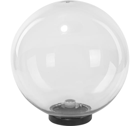 Изображение товара Светильник TDM ELECTRIC НТУ 03-100-401 шар d=400 мм IP54 прозрачный ПММА, основание плоское ПК 145, Е27 SQ0330-0629