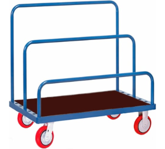 Изображение товара Платформенная тележка для листовых материалов МосТележка 820x1420 ТЛМ3-14282