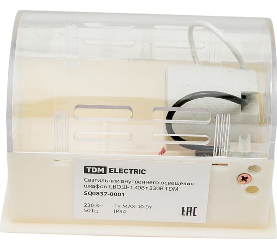 Изображение товара Светильник внутреннего освещения шкафов TDM ELECTRIC СВОШ-1 40Вт 230В AC IP20 SQ0837-0001