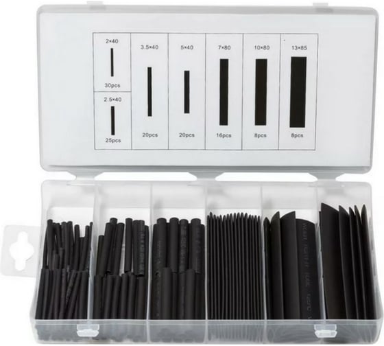 Изображение товара Набор термоусадочных трубок ROCKFORCE 127пр. RF-820