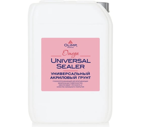 Изображение товара Грунт OLIMP глубокого проникновения ОМЕГА 10л 8343