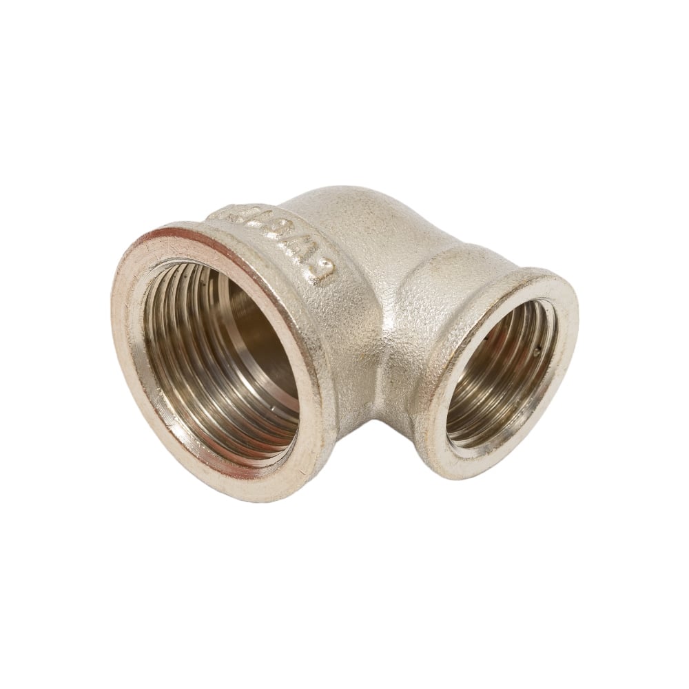 Изображение товара Угольник MVI BF.531.0504 с внутренней резьбой 1/2-3/4" (никелированная латунь)