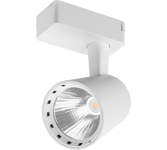 Изображение товара Однофазный трековый светильник TDM ELECTRIC LED TRL-01-024-WW 24 Вт, 24 градуса, 3000 К, 80 Ra, белый SQ0369-0004