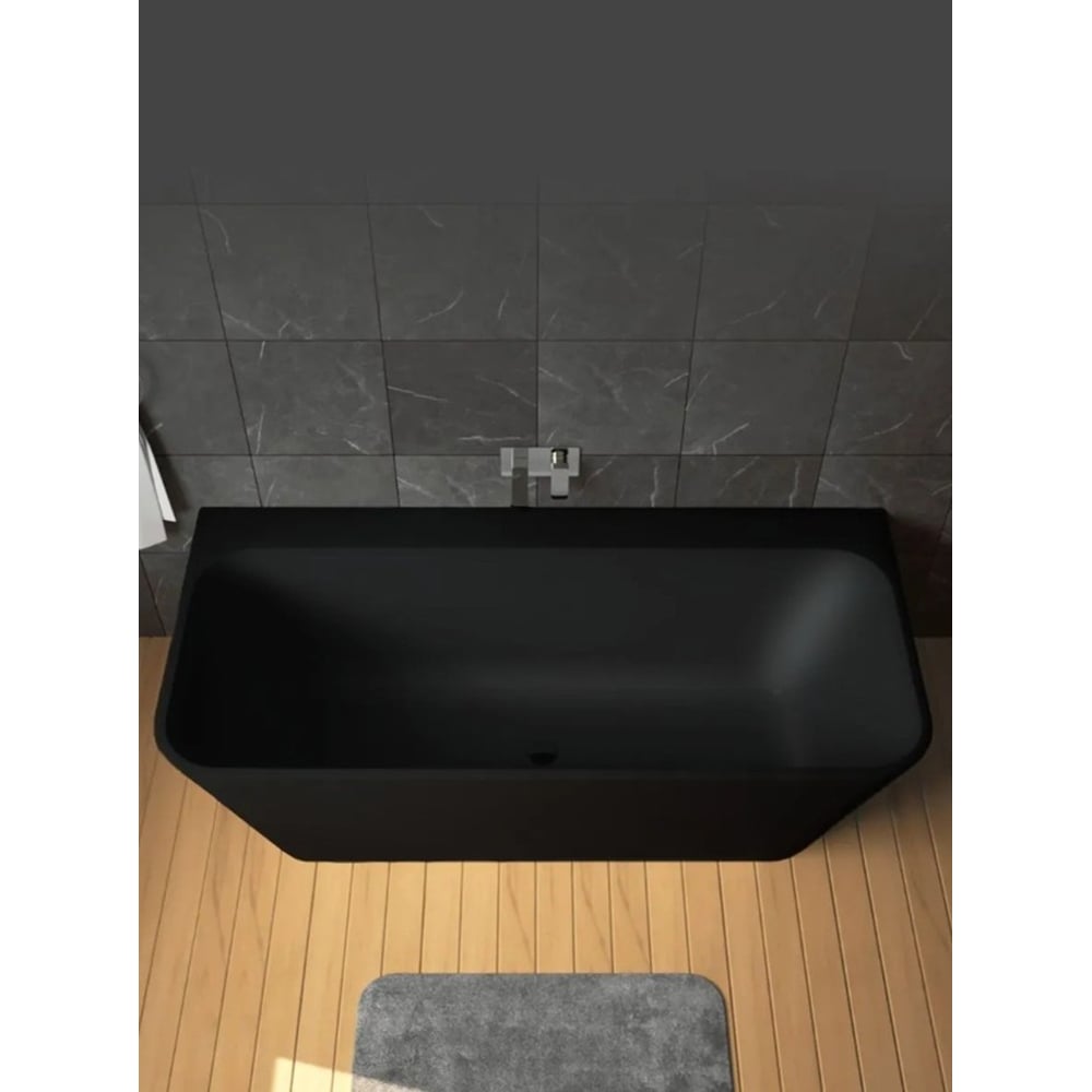 Изображение товара Ванна из искусственного камня ЛИТКАМ ELITE 180x86, черная, глянец LKV-180.86B.ELITE Изображение товара Ванна из искусственного камня ЛИТКАМ ELITE 180x86, черная, глянец LKV-180.86B.ELITE