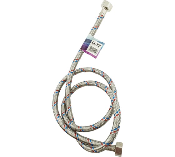 Изображение товара Гибкая подводка для воды OUTE 200 см, 1/2", гайка-гайка TP55-200