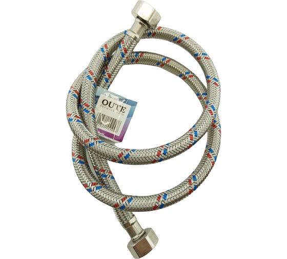 Изображение товара Гибкая подводка для воды OUTE 120 см, 1/2", гайка-гайка TP55-120