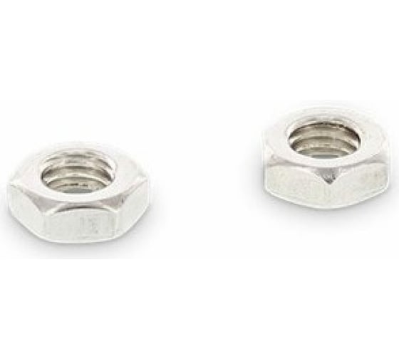 Изображение товара Низкая гайка ЦКИ DIN 936, М12, A2, SW19, 50 шт. 72303