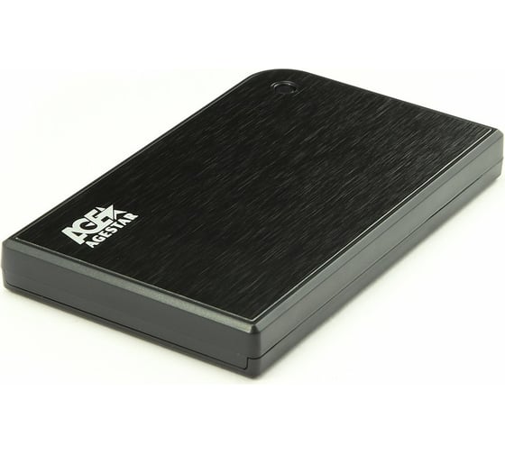 Изображение товара Внешний корпус AgeStar USB 3.0 2.5" SATA, алюминий, черный, безвинтовая конст, 3UB2A14 (BLACK)
