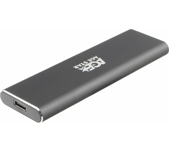 Изображение товара Внешний корпус AgeStar USB 3.1 Type-C M.2 NVME (M-key), алюминий, серый, 31UBNV1C (GRAY)