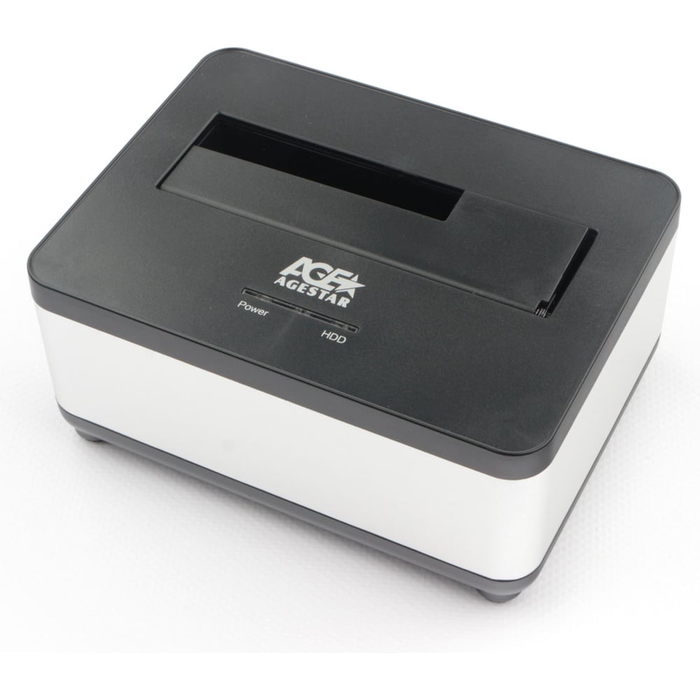 Изображение товара Докстанция AgeStar USB 3.0 2,5/3,5 SATAIII серебристая для двух дисков