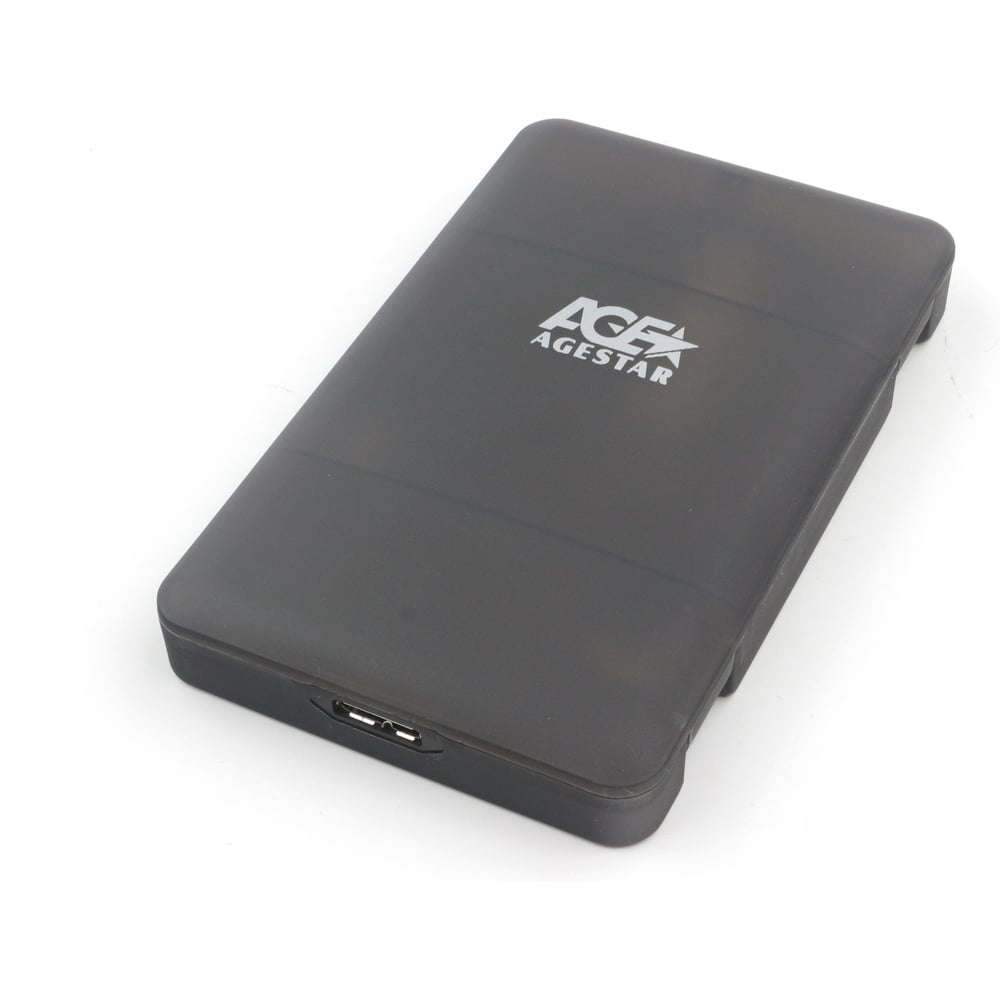 Изображение товара Внешний корпус USB 3.0 для 2.5" SATA HDD/SSD черный, AgeStar