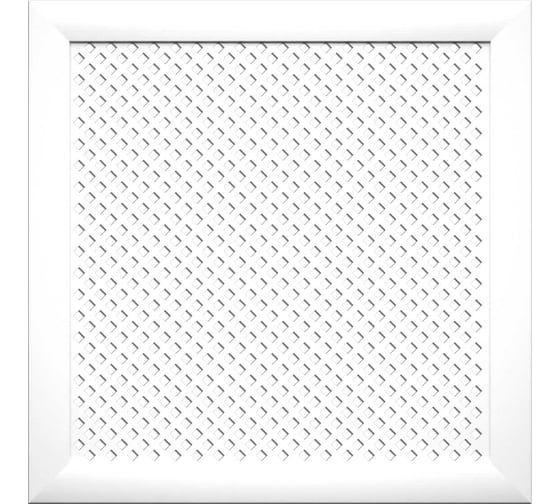 Изображение товара Экран на батарею отопления STELLA МДФ 60x60 см., Глория белый ЦБ-00002221