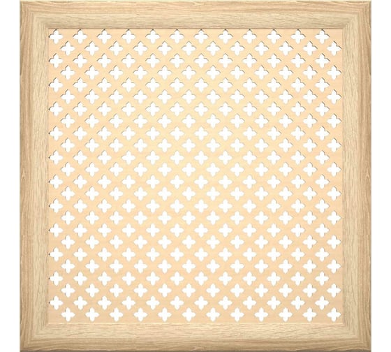 Изображение товара Экран на батарею отопления STELLA МДФ 60x60 см., Готико дуб сонома ЦБ-00002238