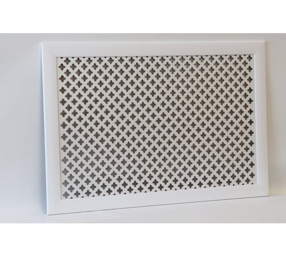 Изображение товара Экран на батарею отопления STELLA МДФ 90x60 см., Готико белый ЦБ-00002242