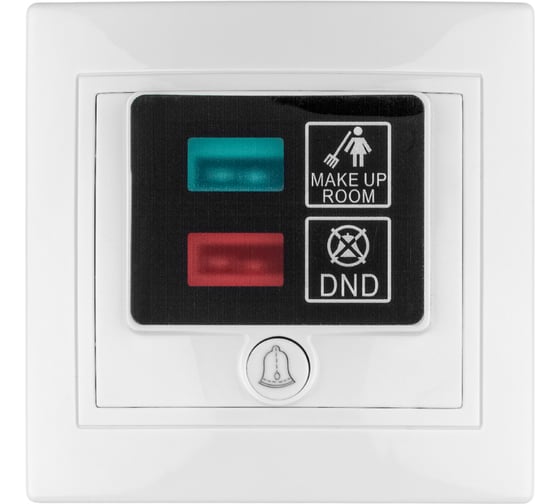 Изображение товара Наружная панель TDM ELECTRIC Не беспокоить и Уборка, белая Таймыр SQ1814-0601