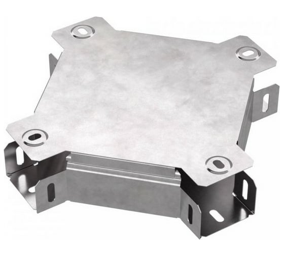 Изображение товара Х-образный ответвитель Промрукав с крышкой Стандарт 50x50 1шт PR16.0573