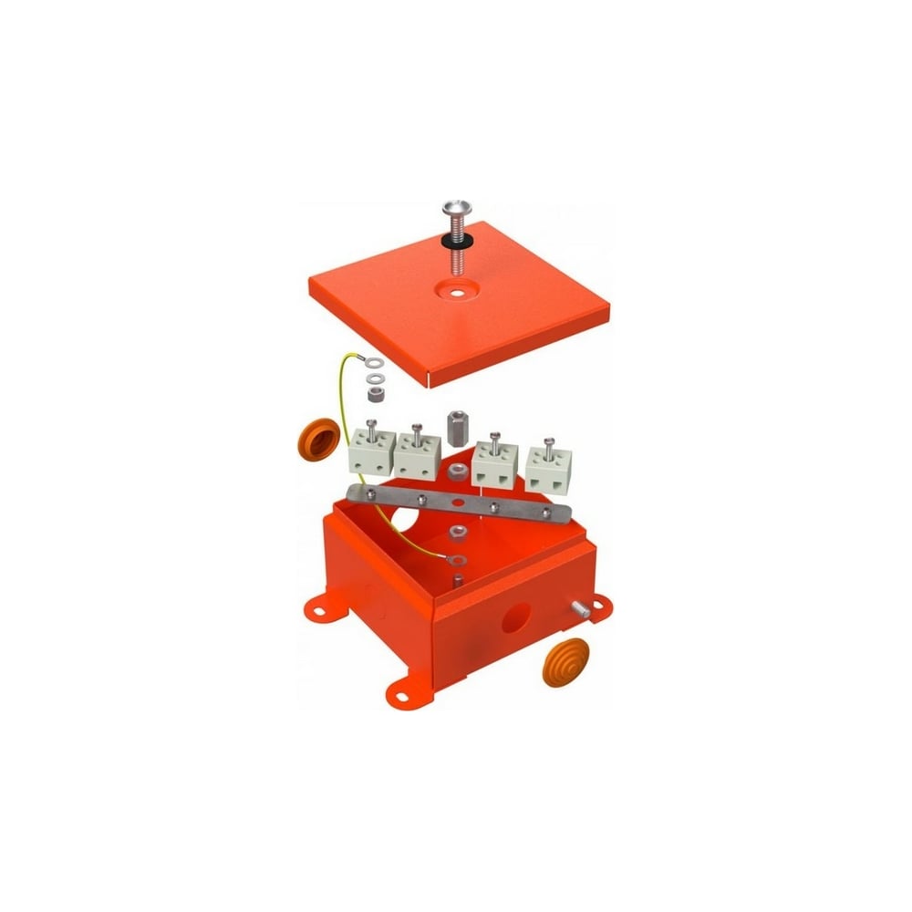 Металлическая огнестойкая коробка Промрукав