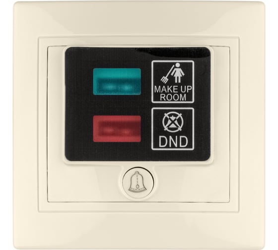 Изображение товара Наружная панель TDM ELECTRIC Не беспокоить и Уборка слоновая кость Таймыр SQ1814-0701