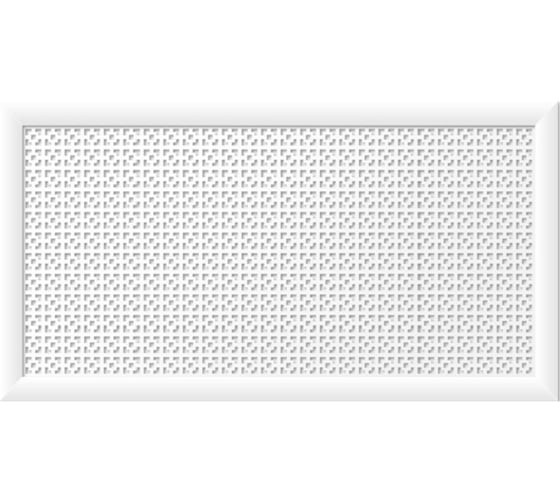 Изображение товара Экран на батарею отопления STELLA МДФ 60x60 см., Дамаско белый ЦБ-00002255