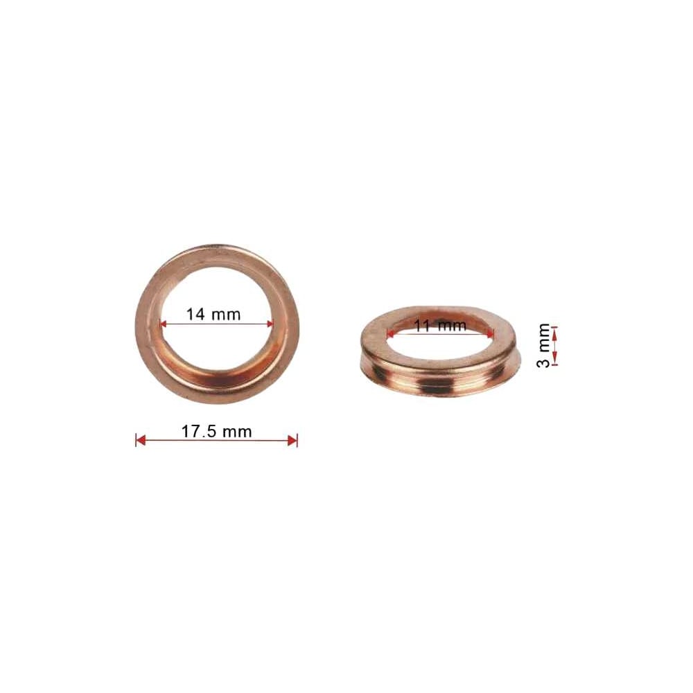 Изображение товара Уплотнительное кольцо AVERS для Mitsubishi 2705A012 10 шт. 2705A012-10