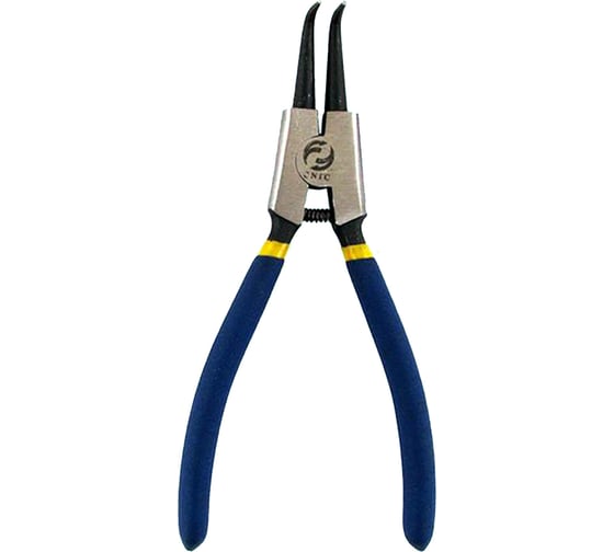 Изображение товара Клещи для снятия наружных стопорных колец CNIC WT0236F 180 мм, изогнутые 29736