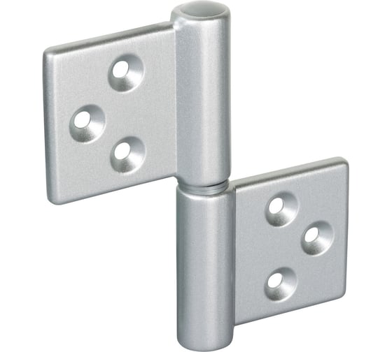 Изображение товара Карточная петля MORELLI CH-R 85x82 SC с круглой осью разобранная, цвет матовый хром 9012498