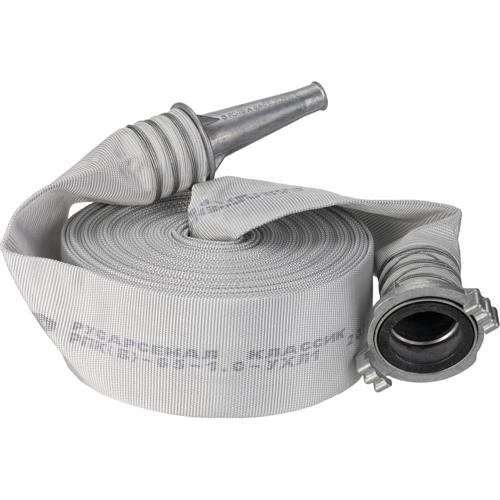 Изображение товара Рукав пожарный напорный РПК(В)-65-1,0-М-УХЛ1 с ГР-65ал и РС-70,01ал 20 м