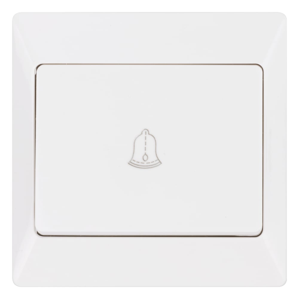 Изображение товара Кнопка для звонка TDM ELECTRIC белая Ильмень SQ1823-0007 для бытовых систем вызова