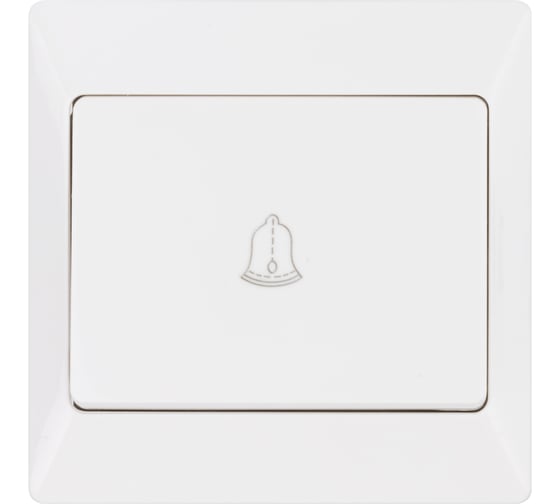 Изображение товара Кнопка для звонка TDM ELECTRIC белая Ильмень SQ1823-0007