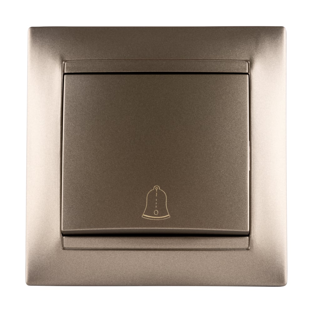 Изображение товара Звонковая кнопка TDM ELECTRIC 6А бронза Лама SQ1815-0708 для внутренней установки