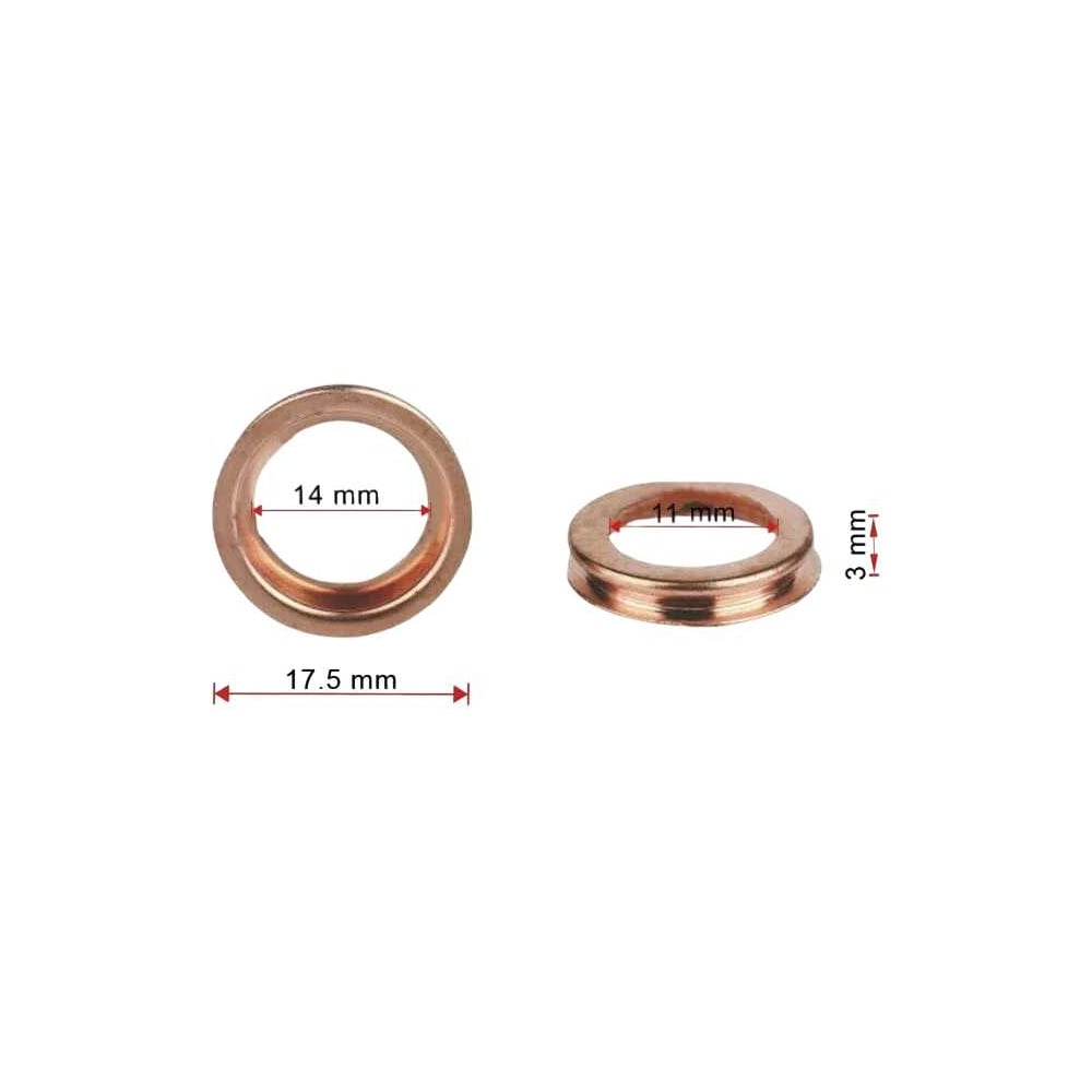 Изображение товара Уплотнительное кольцо AVERS для Nissan 11026BX000 10 шт. 11026BX000-10 Изображение товара Уплотнительное кольцо AVERS для Nissan 11026BX000 10 шт. 11026BX000-10
