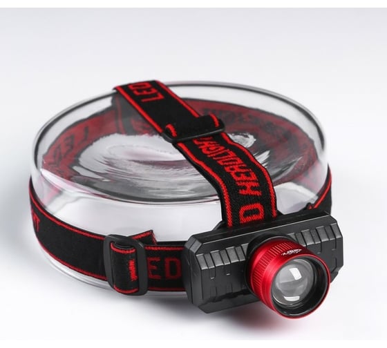 Изображение товара Налобный аккумуляторный фонарь Мастер К 5 Вт, 140 Лм, XPE, от usb, 7x5x3.5 см 4486387